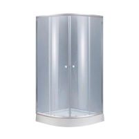Душевая кабина Lidz Latwa SC90x90.SAT.LOW.GR, стекло тон. 4 мм + Lidz Душевой поддон KAPIELKA ST90x90x14