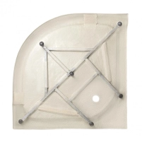 Душевая кабина Lidz Latwa SC90x90.SAT.LOW.GR, стекло тон. 4 мм + Lidz Душевой поддон KAPIELKA ST90x90x14 - 10 фото