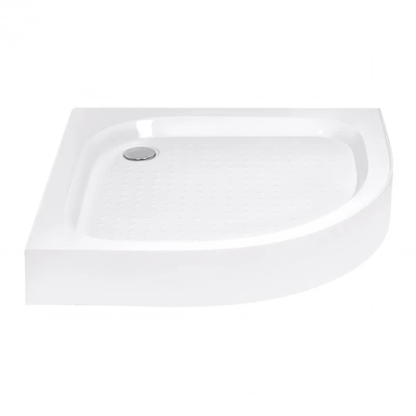 Душевая кабина Lidz Latwa SC90x90.SAT.LOW.GR, стекло тон. 4 мм + Lidz Душевой поддон KAPIELKA ST90x90x14 - 8 фото
