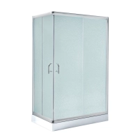 Душова кабіна Lidz Wawel SC100x80.SAT.LOW.FR, скло Frost 5 мм + Lidz Душовий піддон KAPIELKA ST100x80х14