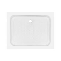 Душова кабіна Lidz Wawel SC100x80.SAT.LOW.FR, скло Frost 5 мм + Lidz Душовий піддон KAPIELKA ST100x80х14 - 8 фото