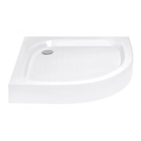 Душова кабіна Lidz Latwa SC90x90.SAT.LOW.FR, скло Frost 4 мм + Lidz Душовий піддон KAPIELKA ST90x90x15 - 8 фото