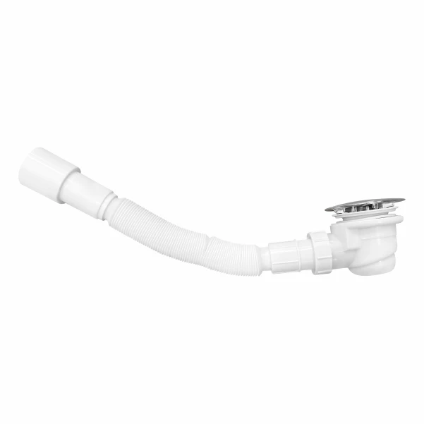 Lidz Душевой поддон KAPIELKA ST80x80х14 низкий квадратный, диаметр слива 52 мм - 4 фото