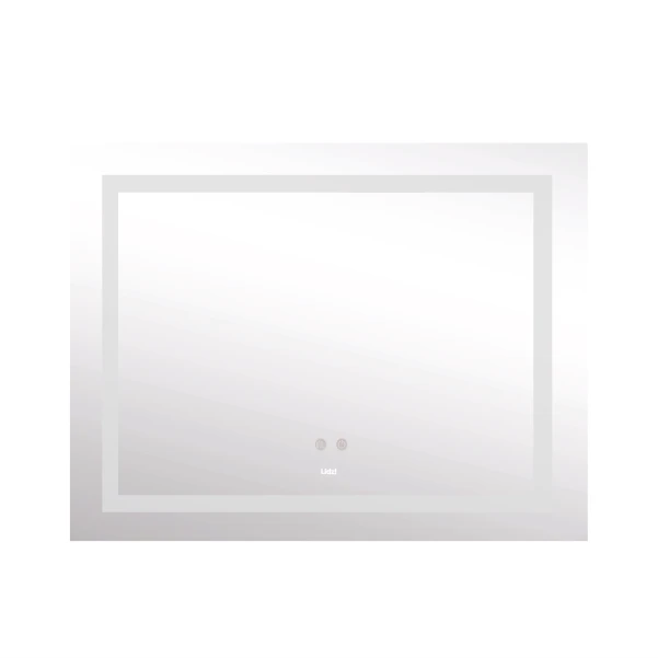 Зеркало Lidz Kubis 1000х800 с LED-подсветкой Touch, с антизапотеванием, с диммером, рег. яркости LD78LF61410080 - 2 фото
