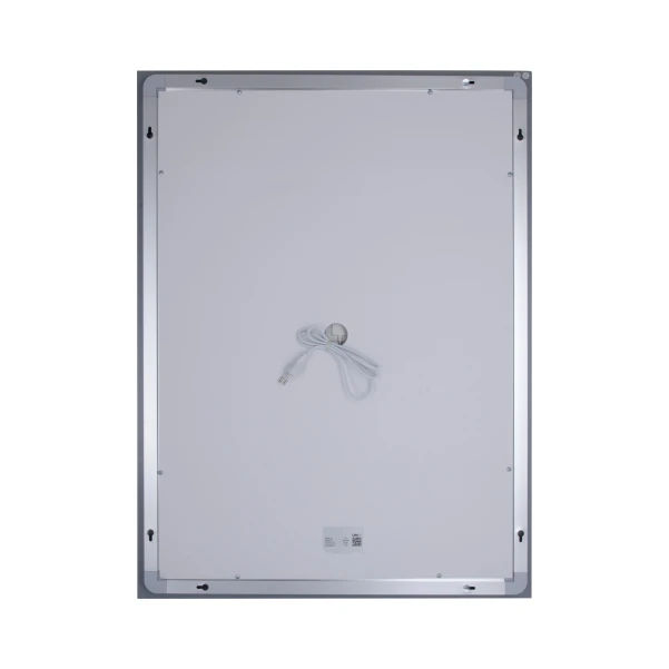 Дзеркало Lidz Kubis 600х800 з LED-підсвічуванням Touch, з антизапотіванням, з димером, рег. яскравості LD78LF9376080 - 4 фото