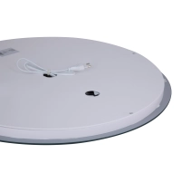 Зеркало Lidz Aria R600 с LED-подсветкой Touch, с антизапотеванием, с диммером, рег. яркости LD78LR600 - 5 фото