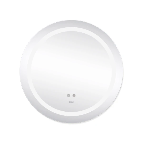 Зеркало Lidz Aria R600 с LED-подсветкой Touch, с антизапотеванием, с диммером, рег. яркости LD78LR600 - 2 фото