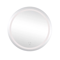 Дзеркало Lidz Aria R800 з LED-підсвічуванням Touch, з антизапотіванням, з димером, рег. яскравості LD78LR800 - 2 фото