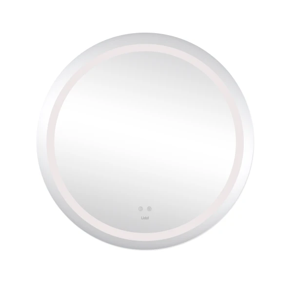 Дзеркало Lidz Aria R800 з LED-підсвічуванням Touch, з антизапотіванням, з димером, рег. яскравості LD78LR800 - 2 фото