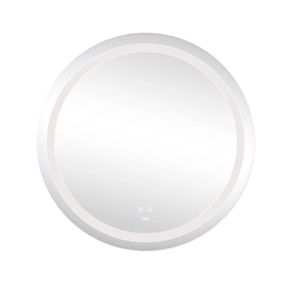 Дзеркало Lidz Aria R800 з LED-підсвічуванням Touch, з антизапотіванням, з димером, рег. яскравості LD78LR800 - 3 фото
