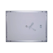 Зеркало Lidz Kubis 800х600 с LED-подсветкой Touch, с антизапотеванием, с диммером, рег. яркости LD78LF9047400 - 4 фото
