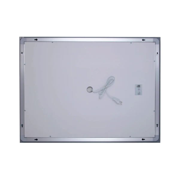 Зеркало Lidz Kubis 800х600 с LED-подсветкой Touch, с антизапотеванием, с диммером, рег. яркости LD78LF9047400 - 4 фото