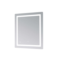 Зеркало Lidz Kubis (KU2) 700х800 с LED-подсветкой Touch, с антизапотеванием, с диммером, рег. яркости LD78LF9048070 - 4 фото