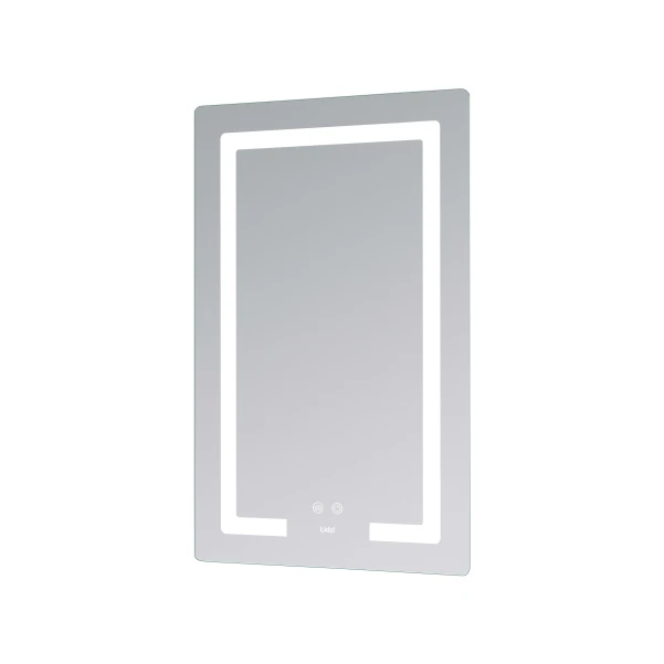 Зеркало Lidz Kubis (KU2) 500х800 с LED-подсветкой Touch, с антизапотеванием, с диммером, рег. яркости LD78LF936508048448 - 4 фото