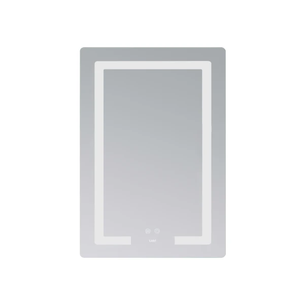 Зеркало Lidz Kubis (KU2) 600х800 с LED-подсветкой Touch, с антизапотеванием, с диммером, рег. яркости LD78LF937608048449 - 2 фото