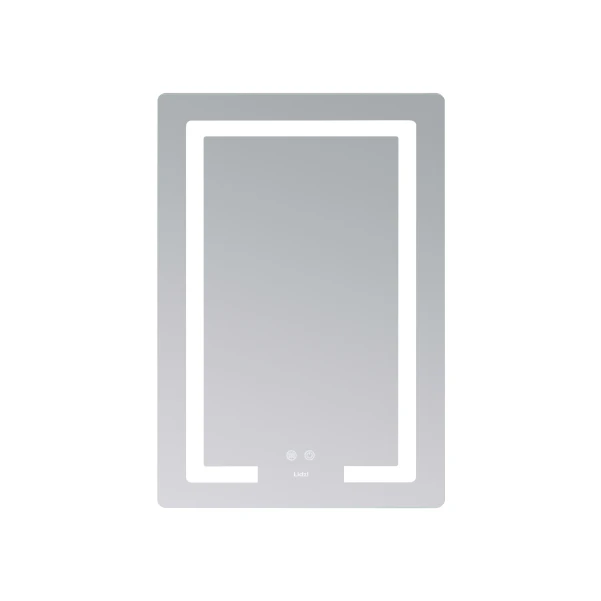 Зеркало Lidz Kubis (KU2) 600х800 с LED-подсветкой Touch, с антизапотеванием, с диммером, рег. яркости LD78LF937608048449 - 3 фото