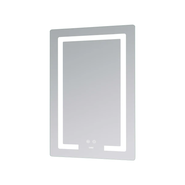 Зеркало Lidz Kubis (KU2) 600х800 с LED-подсветкой Touch, с антизапотеванием, с диммером, рег. яркости LD78LF937608048449 - 4 фото