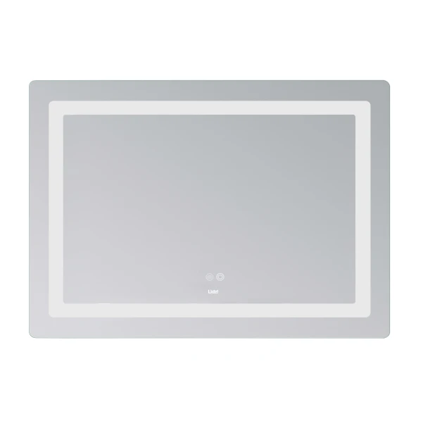 Зеркало Lidz Kubis (KU2) 1000х800 с LED-подсветкой Touch, с антизапотеванием, с диммером, рег. яркости LD78LF6141008048450 - 2 фото