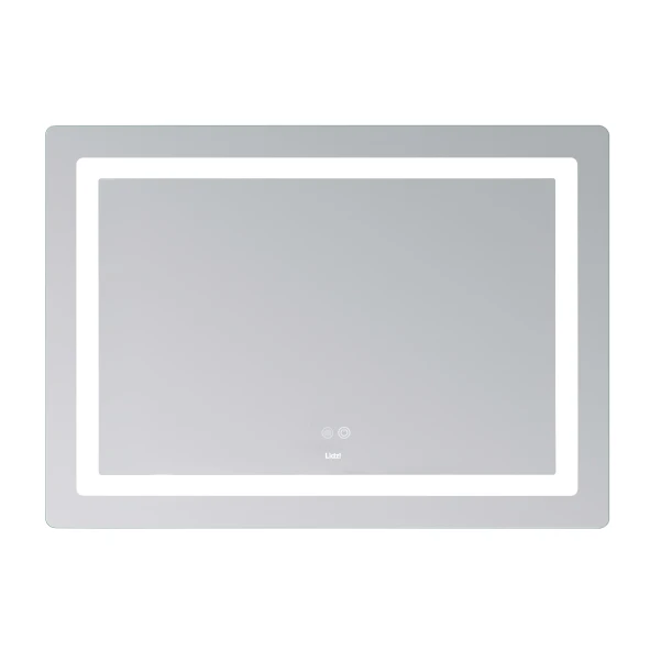 Зеркало Lidz Kubis (KU2) 1000х800 с LED-подсветкой Touch, с антизапотеванием, с диммером, рег. яркости LD78LF6141008048450 - 3 фото