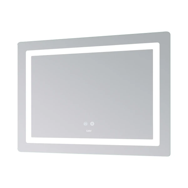 Зеркало Lidz Kubis (KU2) 1000х800 с LED-подсветкой Touch, с антизапотеванием, с диммером, рег. яркости LD78LF6141008048450 - 4 фото