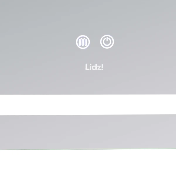 Зеркало Lidz Kubis (KU2) 800х600 с LED-подсветкой Touch, с антизапотеванием, с диммером, рег. яркости LD78LF9048060 - 8 фото