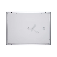 Зеркало Lidz Kubis (KU1) 900х700 с LED-подсветкой Touch, с антизапотеванием, с диммером, рег. яркости LD78LF9049070 - 5 фото