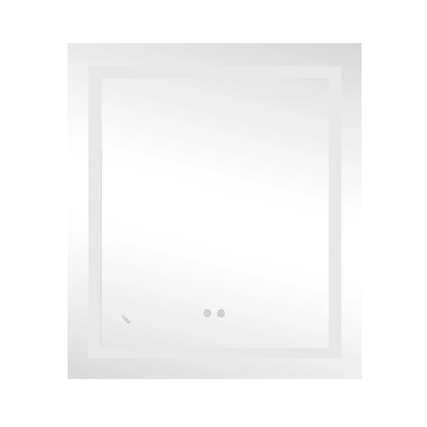 Дзеркало Lidz Kubis 700х800 з LED-підсвічуванням Touch, з антизапотіванням, з димером, рег. яскравості LD78LF9048070 - 2 фото