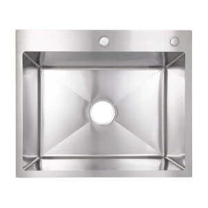 Lidz Handmade H6050H Мойка для кухни интегрированная Decor Honeycomb 2,5/0,5 мм LDH6050DEC48370