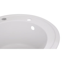 Кухонна мийка Lidz D510/200 WHI-01 (LIDZWHI01D510200) - 4 фото