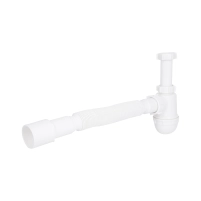 Сифон для раковини Lidz (WHI) 60 08 E003 00 (вихід 50 мм) без випуска