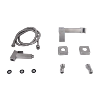 Набор для гигиенического душа Lidz Kubis 110 Nickel LDKUB110NKS46103 прямоугольный - 5 фото