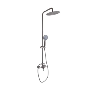 Душевая система для душа Lidz Aria 1020 на два потребителя (k35) LDARI1020NKS46114 Nickel