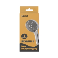 Лійка для ручного душу Лейки Lidz Niagara 11 98 мм округла LDNIA11CRM35464 Chrome - 5 фото