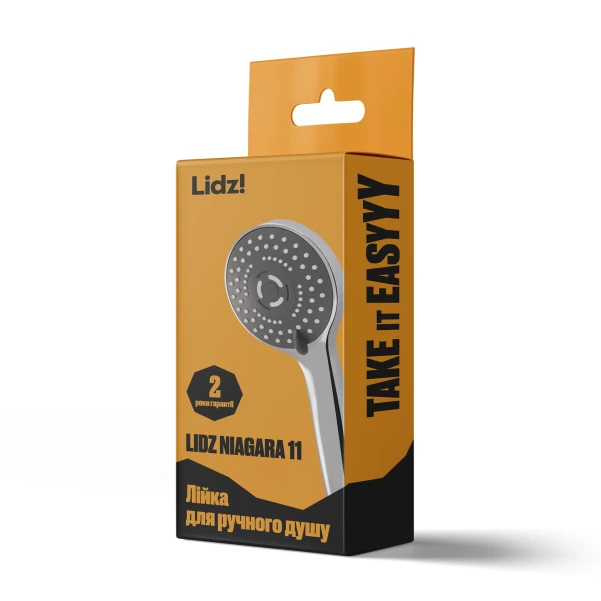 Лійка для ручного душу Лейки Lidz Niagara 11 98 мм округла LDNIA11CRM35464 Chrome - 4 фото