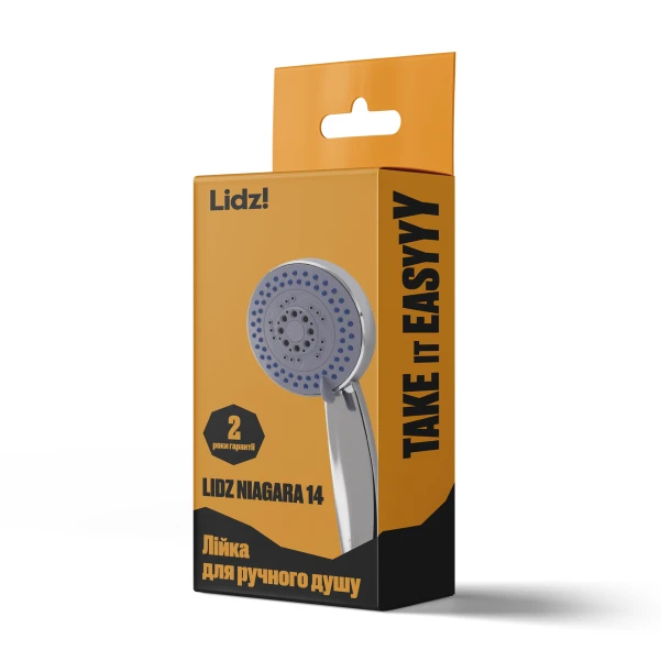 Лейка для ручного душа Lidz Niagara 14 95 мм округлая LDNIA14CRM35465 Chrome - 4 фото