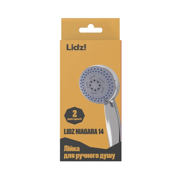 Лейка для ручного душа Lidz Niagara 14 95 мм округлая LDNIA14CRM35465 Chrome - 5 фото