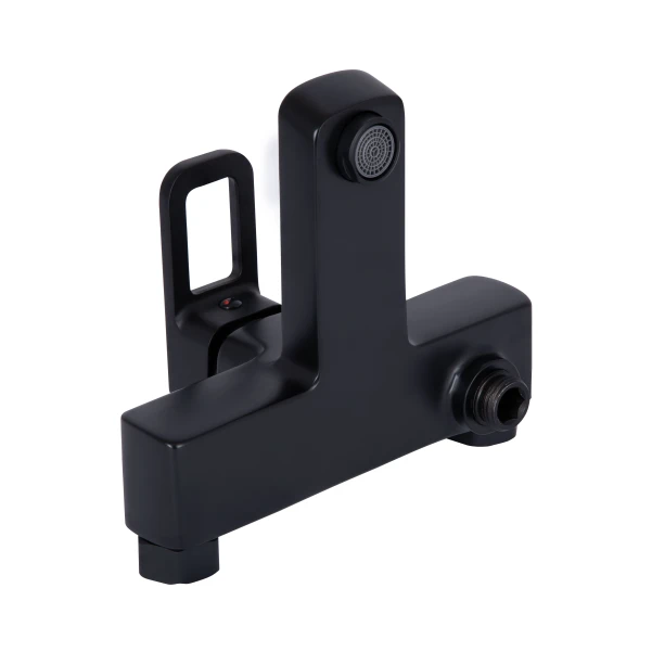 Смеситель для ванны Lidz Wawel 006 (c душевым гарнитуром) (k35) LDWAW006BLA45393 Black - 5 фото