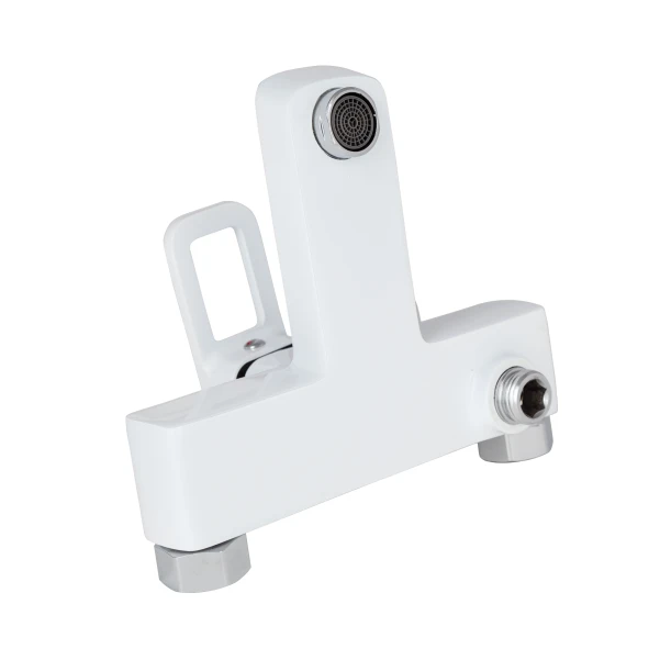Змішувач для ванни Lidz Wawel 006 (з душовим гарнітуром) (k35) LDWAW006WHI45398 White - 2 фото
