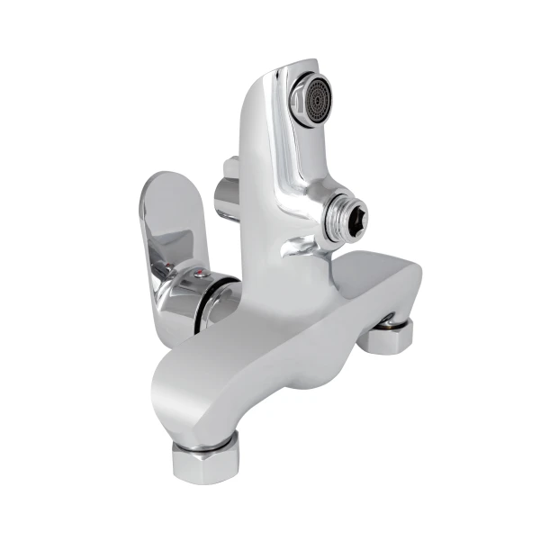 Змішувач для ванни Lidz Wieza 006 (з душовим гарнітуром) (k35) LDWIE006CRM45410 Chrome - 2 фото