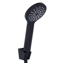 Смеситель для ванны Lidz Latwa 005 с поворотным изливом (c душевым гарнитуром) (k35) LDLAT005BLA45420 Black - 3 фото