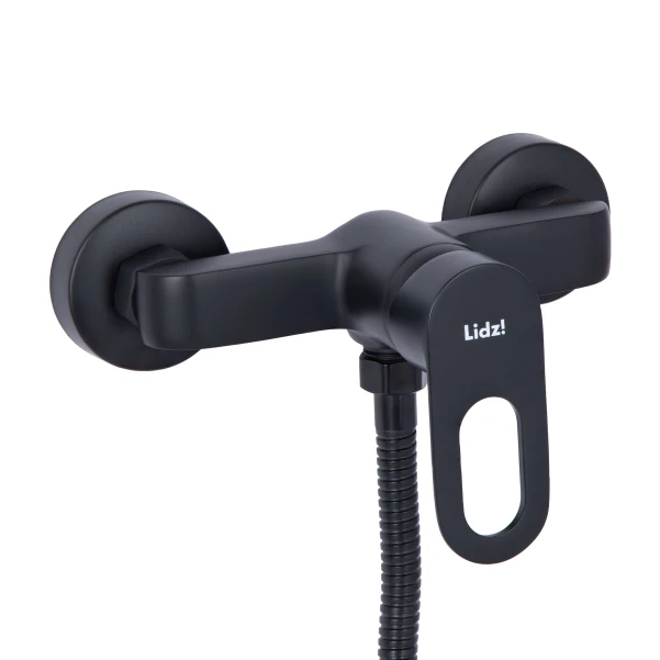 Смеситель для душа Lidz Latwa 010 (с душевым гарнитуром) (k40) LDLAT010BLA45421 Black - 2 фото