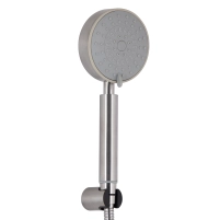 Смеситель для ванны Lidz Luna 005 (c душевым гарнитуром) (k35) LDLUN005NKS46093 Nickel - 2 фото