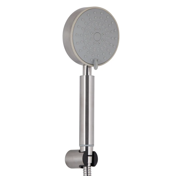 Смеситель для ванны Lidz Luna 005 (c душевым гарнитуром) (k35) LDLUN005NKS46093 Nickel - 2 фото