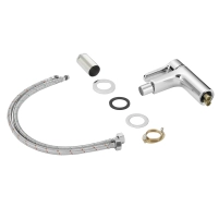 Змішувач латунний для біде Lidz Astra 001AF (k35) LDAST001AFCRM48089 Chrome - 5 фото