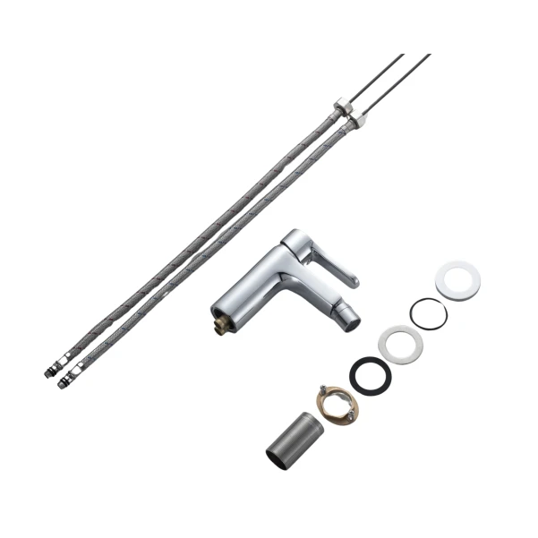 Змішувач латунний для біде Lidz Astra 001AF (k35) LDAST001AFCRM48089 Chrome - 8 фото