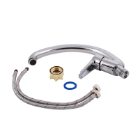 Змішувач для кухні Lidz Nicole 008F (k35) LDNIC008FCRM21877 Chrome - 3 фото