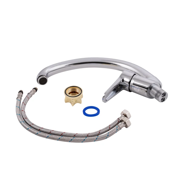 Змішувач для кухні Lidz Nicole 008F (k35) LDNIC008FCRM21877 Chrome - 3 фото