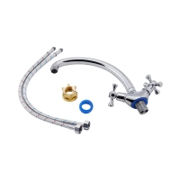 Смеситель для кухни Lidz Lamb 273F двухвентильный LDLAM273FCRM21890 Chrome - 3 фото