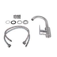 Смеситель для кухни Lidz Vida 015F2 (k35) LDVID015F2NKS43353 Nickel - 2 фото