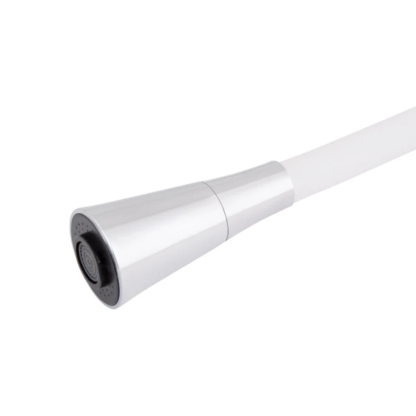 Змішувач для кухні Lidz Tani 008F3 з гнучким виливом (k40) LDTAN008F3WCR37037 Chrome/White - 3 фото
